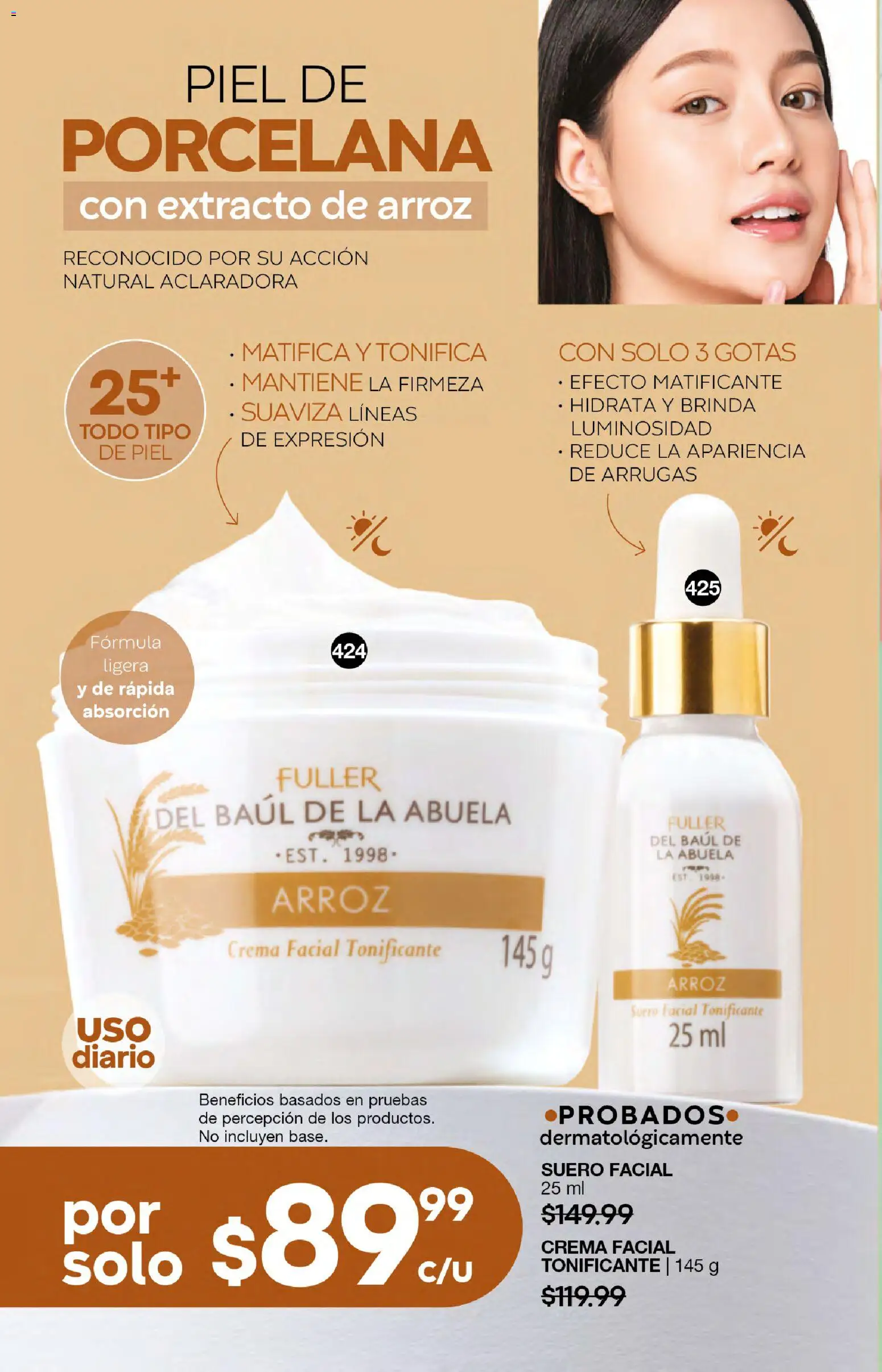 Nuevas ofertas de Fuller válidas en toda la República Mexicana desde el 21.01.2026. ¡Encuentra las mejores ofertas en Fuller campaña 21 2026! | Página: 152 | Productos: Crema, Arroz