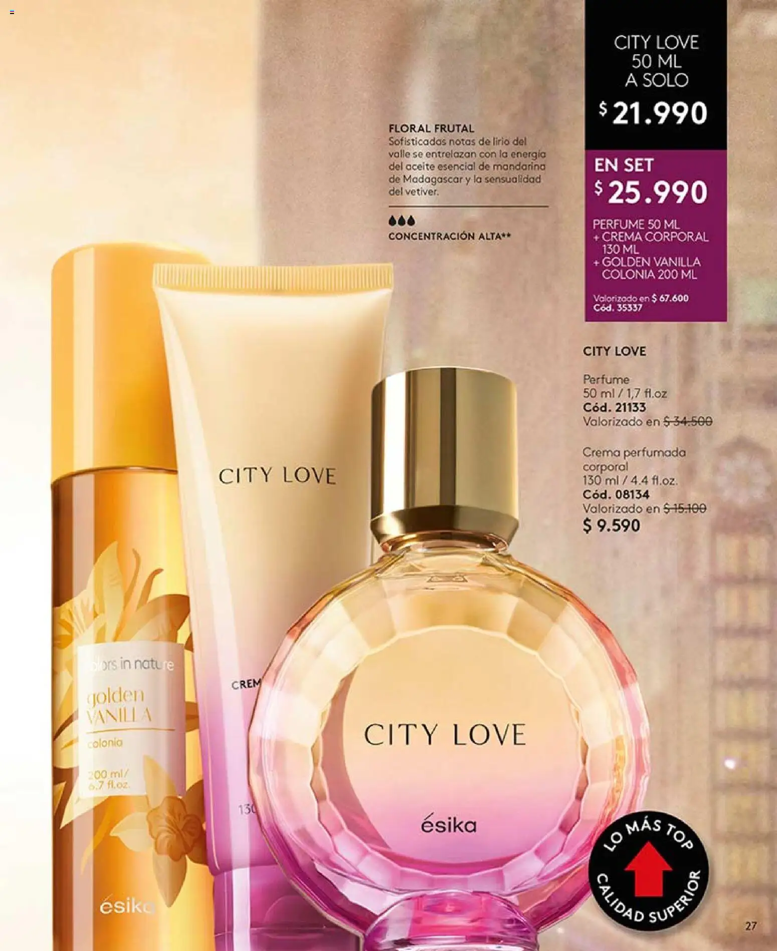 Catálogo Ésika Campaña 5 │ válido desde el 01.03.2026 | Página: 27 | Productos: Perfume, Aceite, Crema