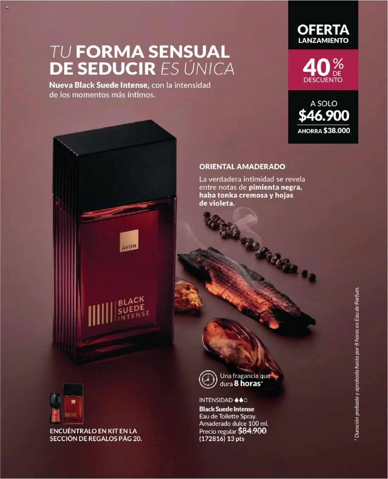 Avon revista - valida desde el 01.08.2025 | Página: 92 | Productos: Pimienta, Fragancia, Eau de toilette