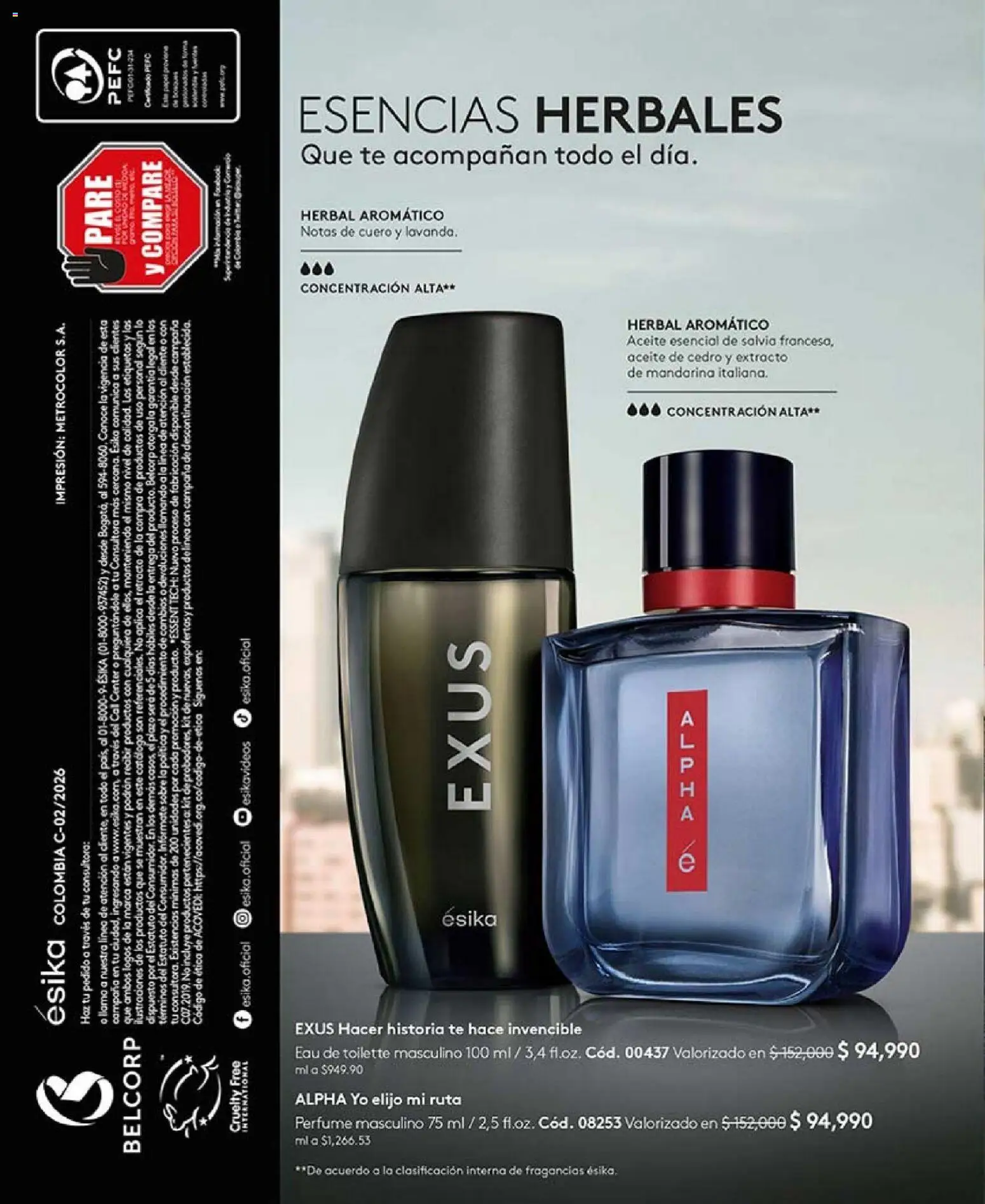 Ésika revista - valida desde el 01.02.2026 | Página: 138 | Productos: Esencias, Perfume, Eau de toilette, Aceite