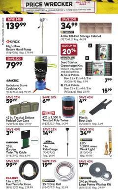 Preview of Princess Auto flyer - Price Wrecker from shop Princess Auto valid from 01.03.2026 | Page: 26 | Products: PC, Cable, Stove, Cabinet