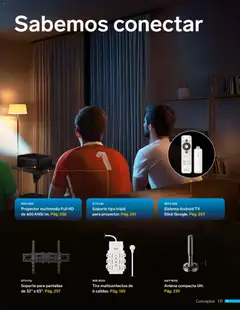Vista previa de Steren catálogo, nuevo folleto de la tienda, válido en México a partir del 01.01.2026 | Página: 9 | Productos: Pantallas, Proyector, Antena