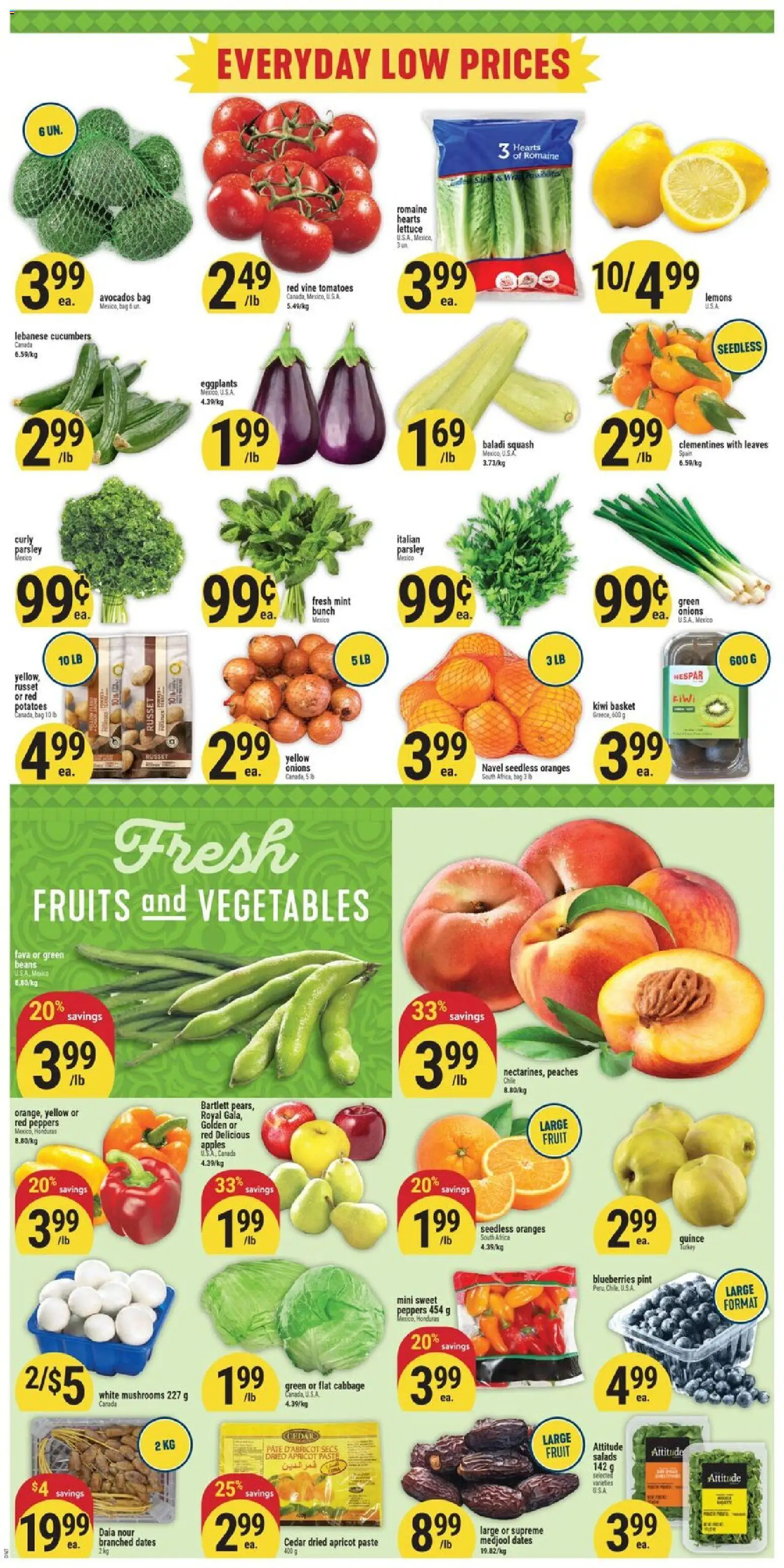 Adonis flyer valid from 05.02.2026 | Page: 3 | Products: Kiwi, Potatoes, Bag, Oranges