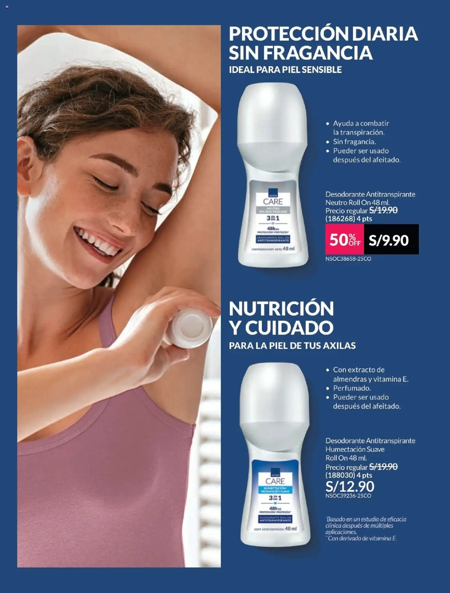 Catálogo Avon válido desde 01.01.2026 | Página: 147 | Productos: Antitranspirante, Almendras, Perfume, Fragancia