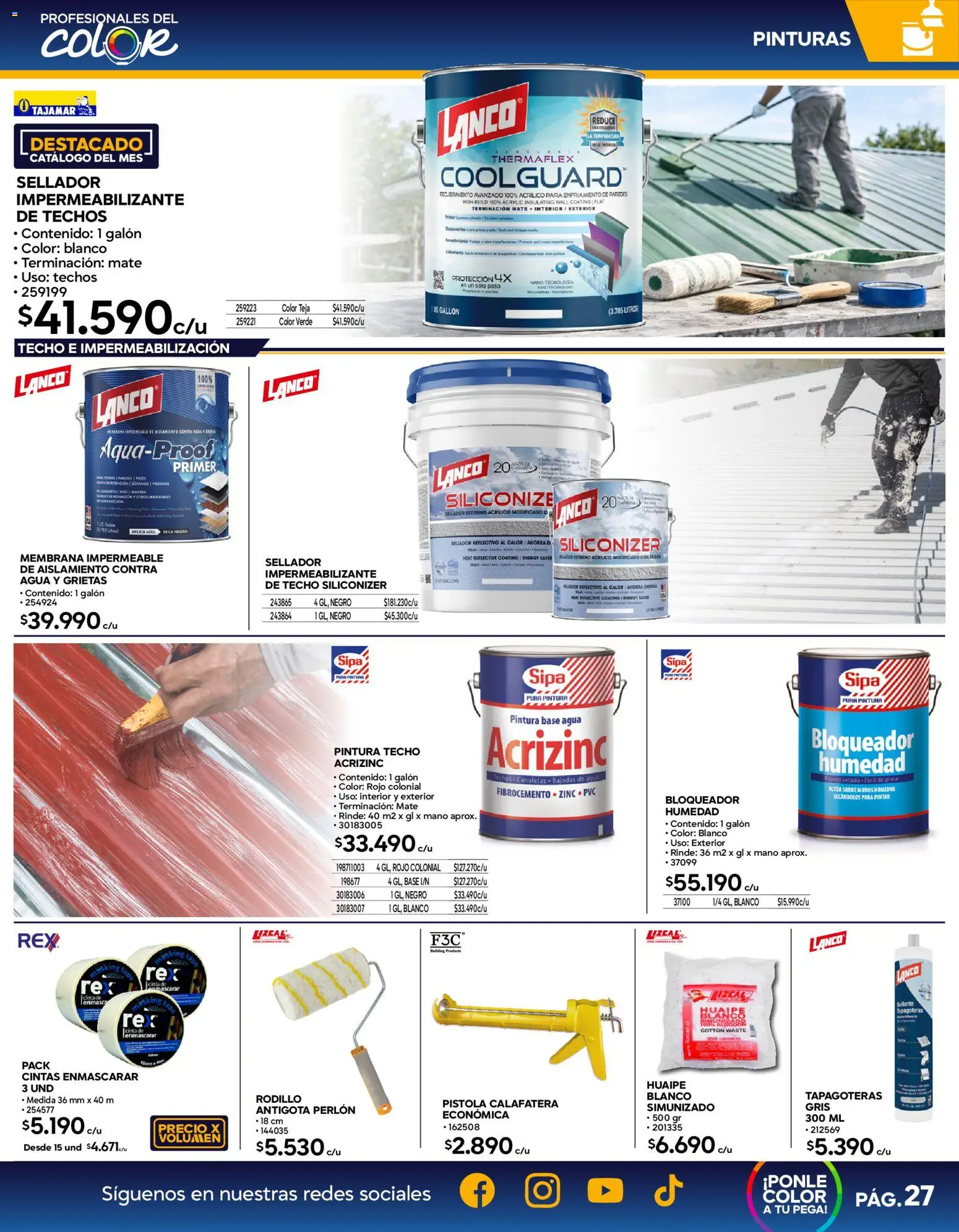 Construmart Ofertas │ válido desde el 01.04.2026 | Página: 27 | Productos: Bloqueador, Membrana, Impermeabilizante, Base