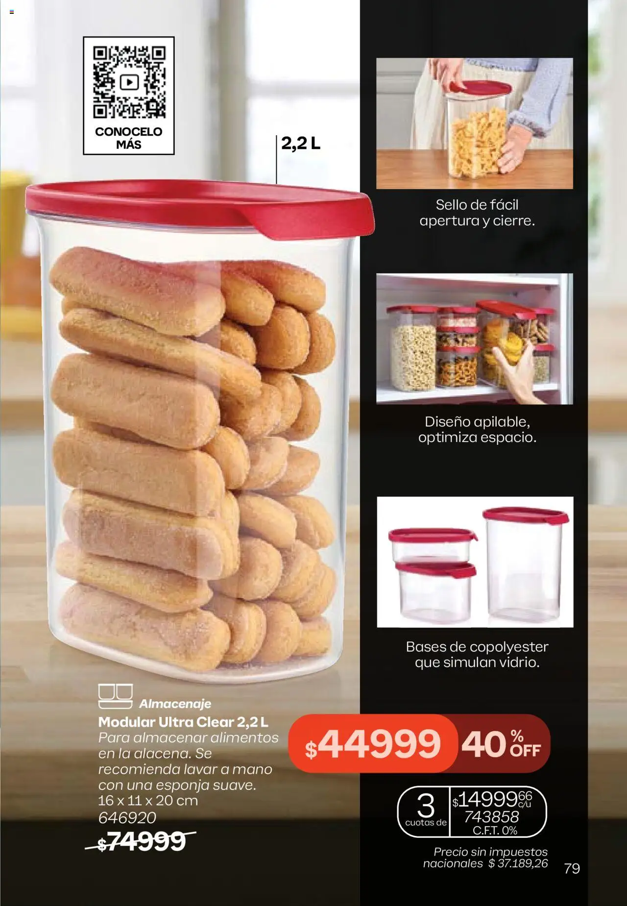 Tupperware Folleto │ válido desde el 11.08.2025 | Página: 80 | Productos: Modular, Esponja