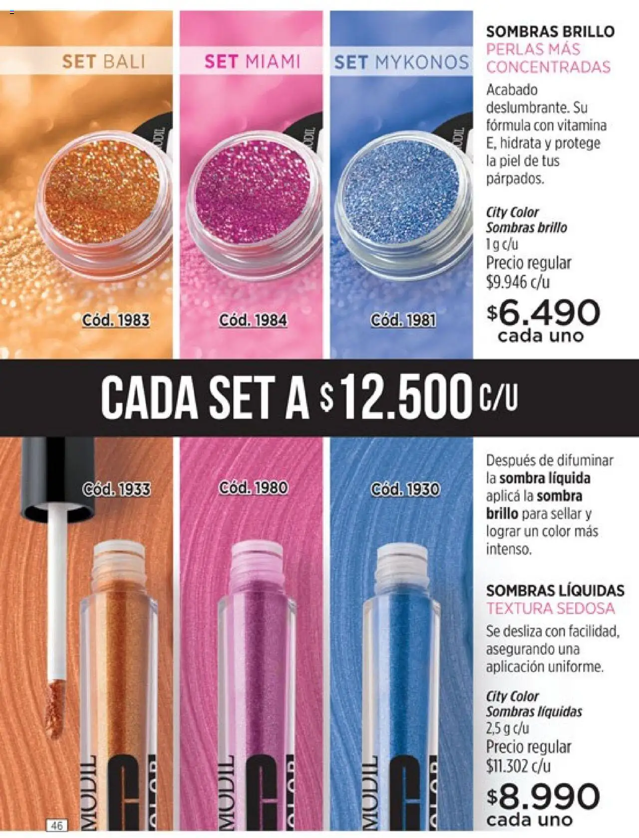 Catálogo Amodil Campaña 14 │ válido desde el 19.08.2025 | Página: 46 | Productos: Sombra, Brillo