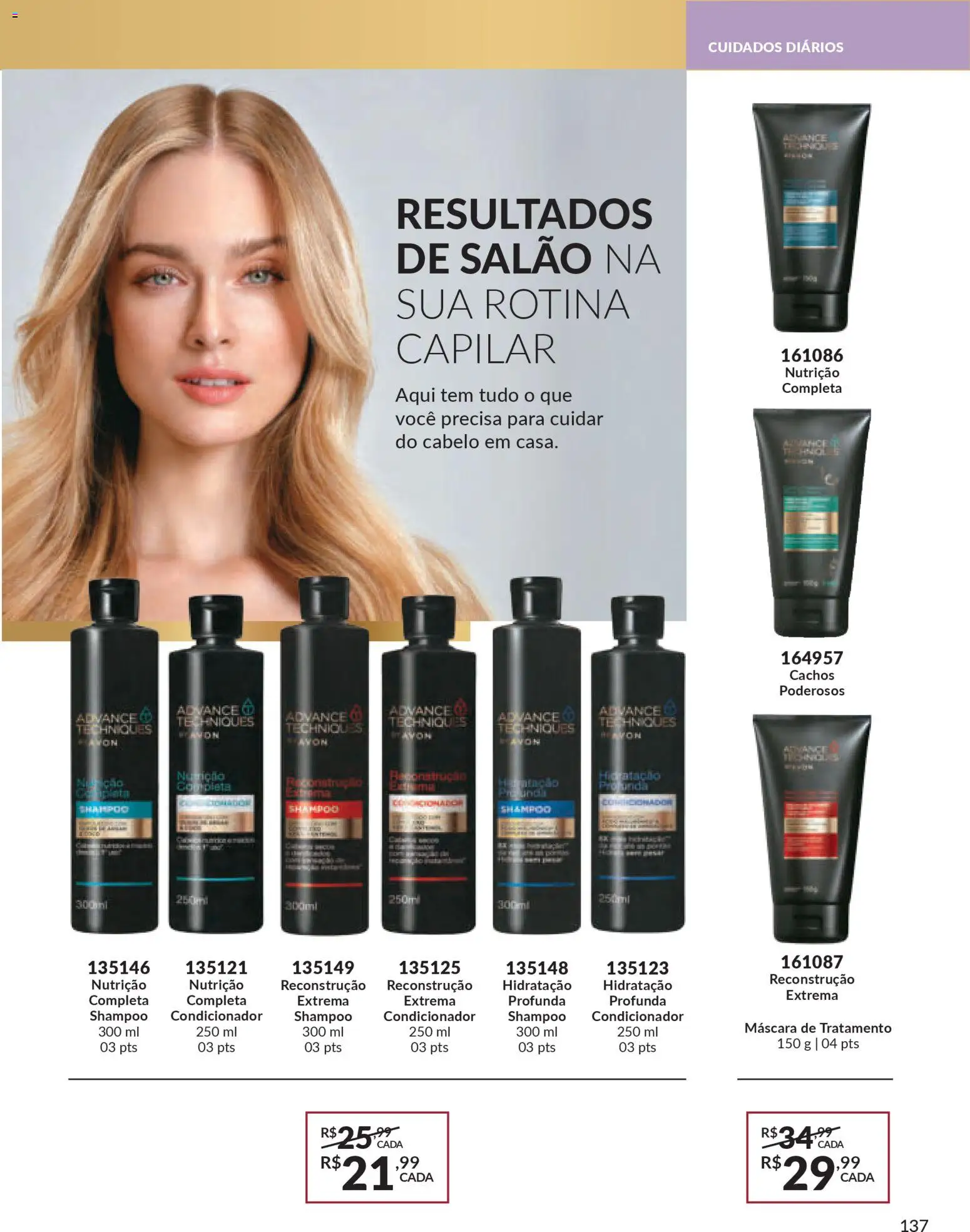 Avon Folheto - válido de 18.02.2026 | Página: 137 | Produtos: Shampoo, Condicionador