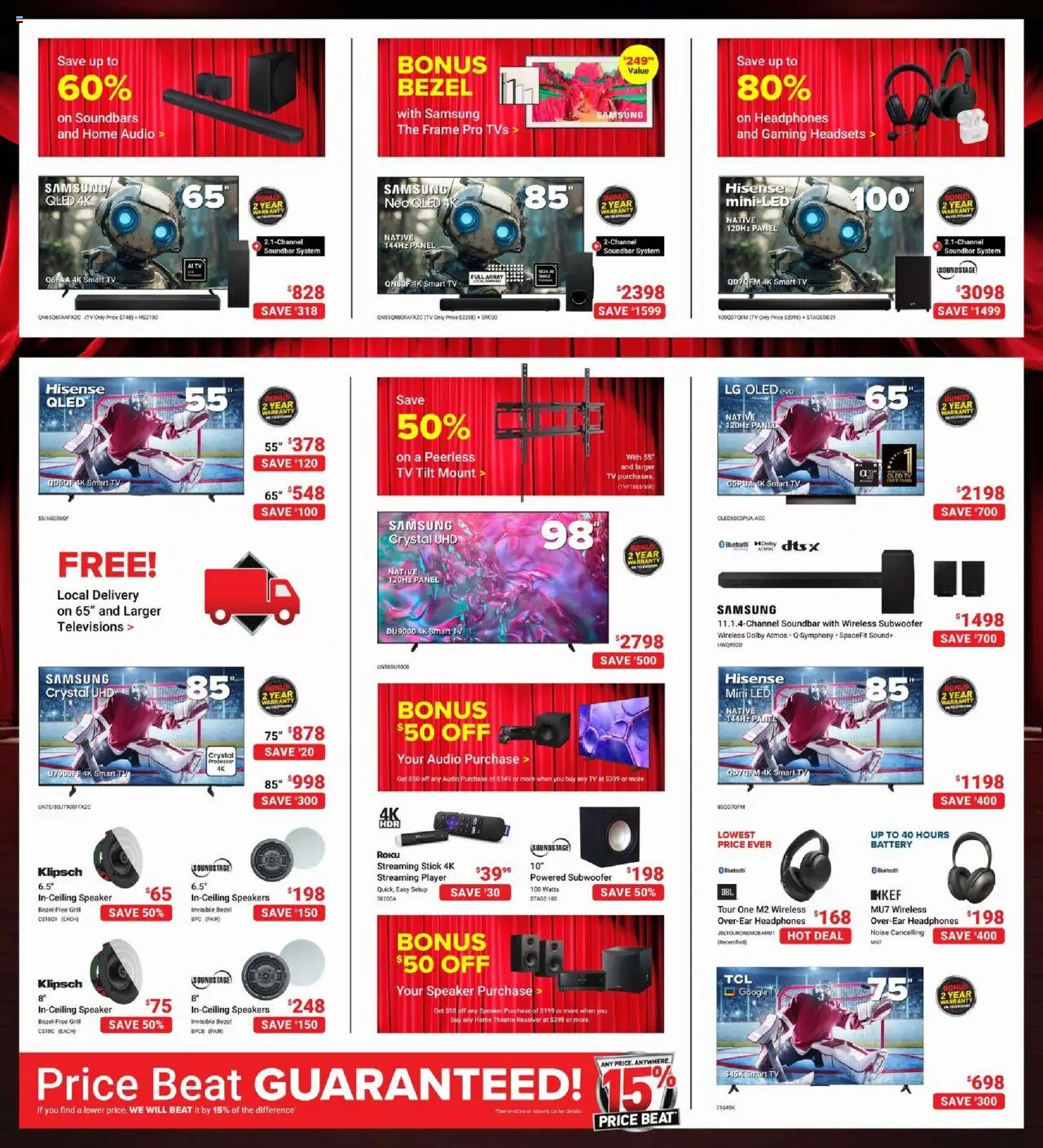 Visions flyer valid from 17.10.2025 | Page: 2 | Products: Tv, Audio, Speaker, Grill