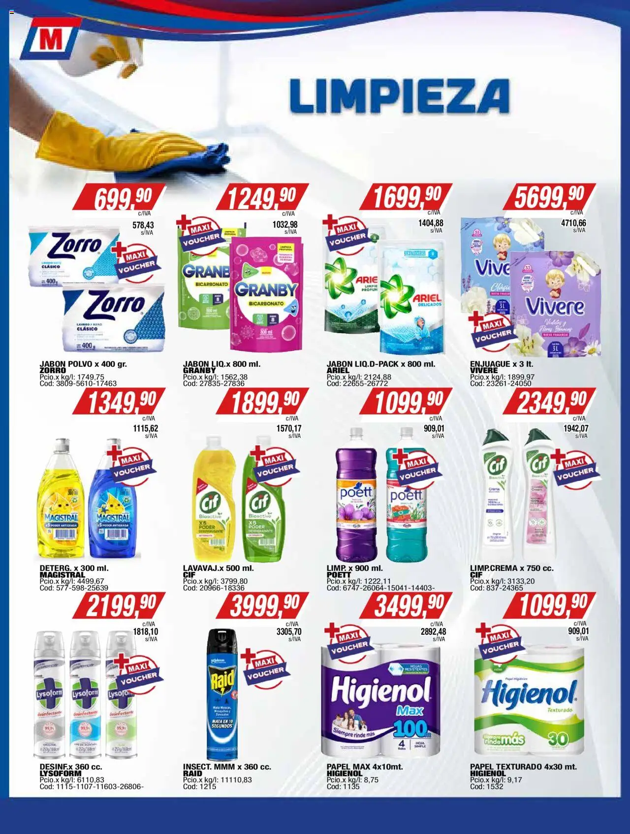 Maxiconsumo ofertas │ válido desde el 25.08.2025 | Página: 6 | Productos: Antigrasa, Lavabo, Polvo, Jabón