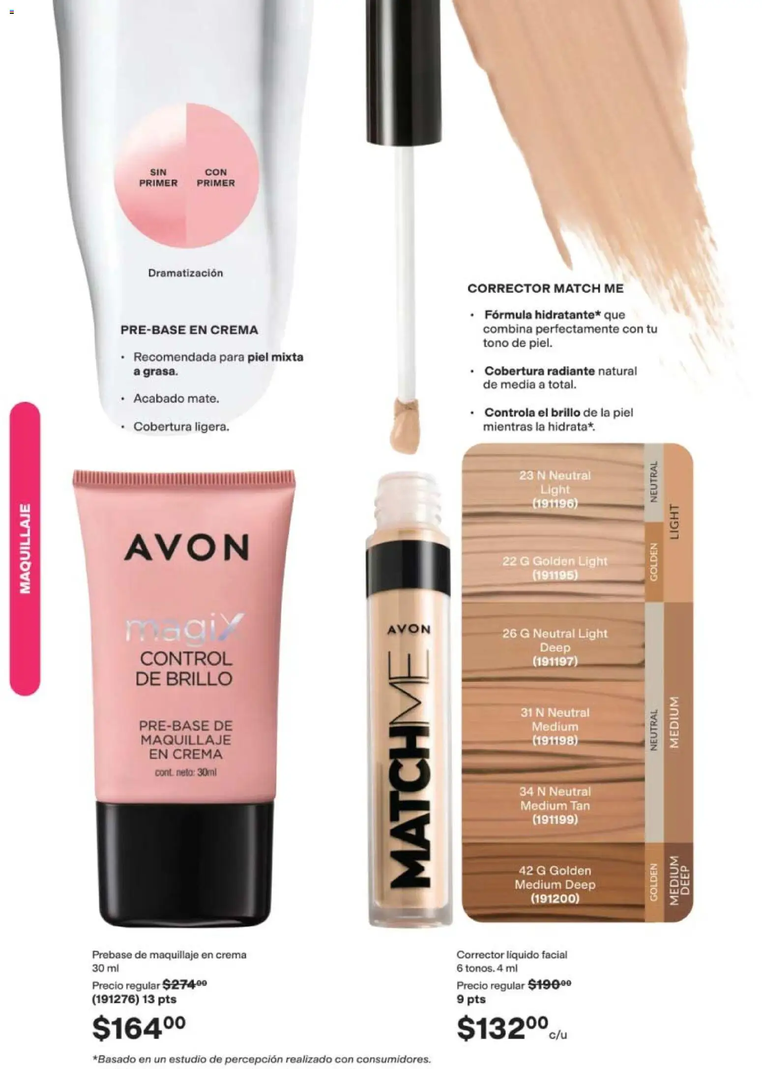 Nuevas ofertas de AVON válidas en toda la República Mexicana desde el 24.04.2026. ¡Encuentra las mejores ofertas en AVON campaña 7 2026! | Página: 40 | Productos: Crema, Brillo, Radiante, Maquillaje