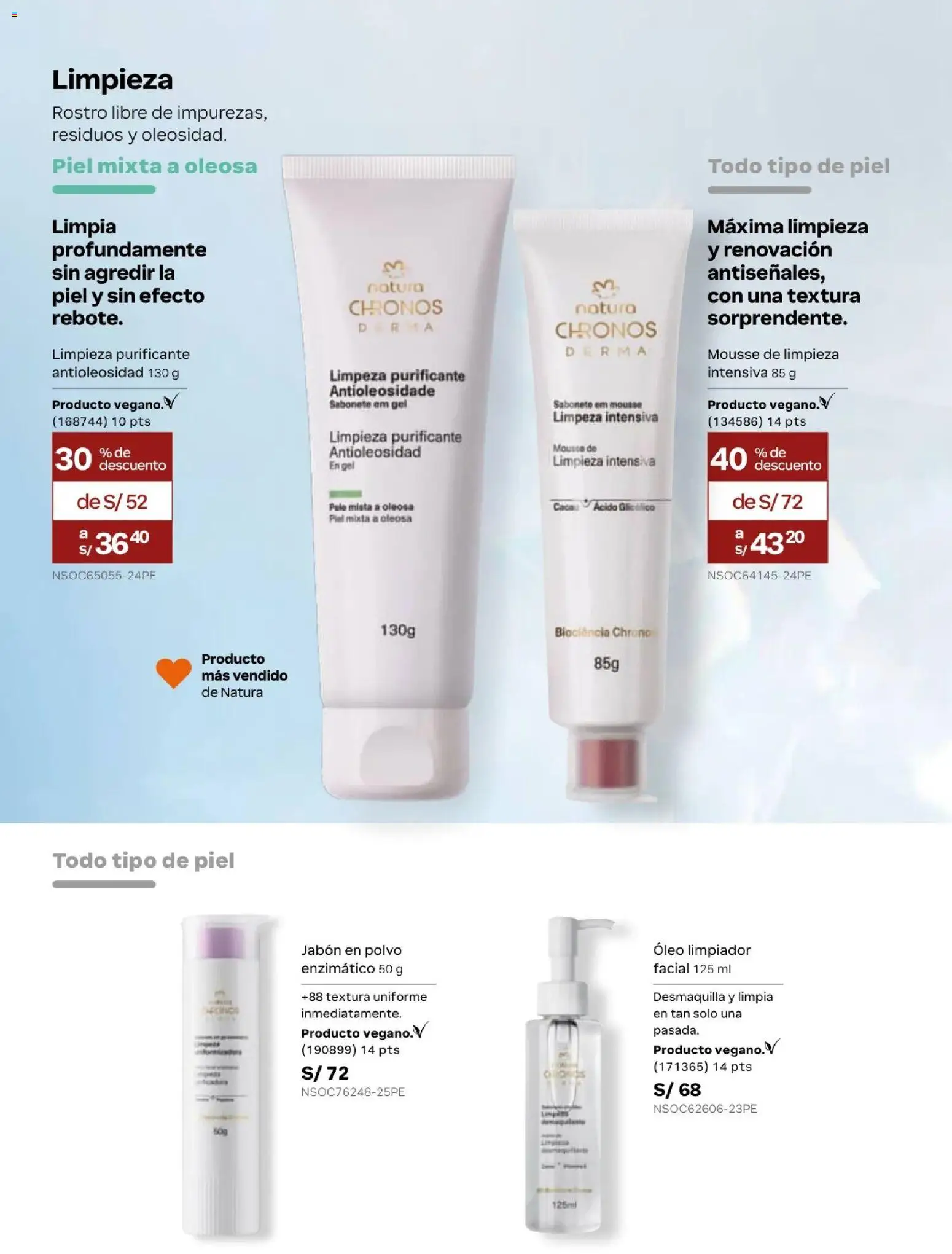 Catálogo Natura válido desde 31.03.2026 | Página: 95 | Productos: Jabón, Jabón en polvo, Polvo