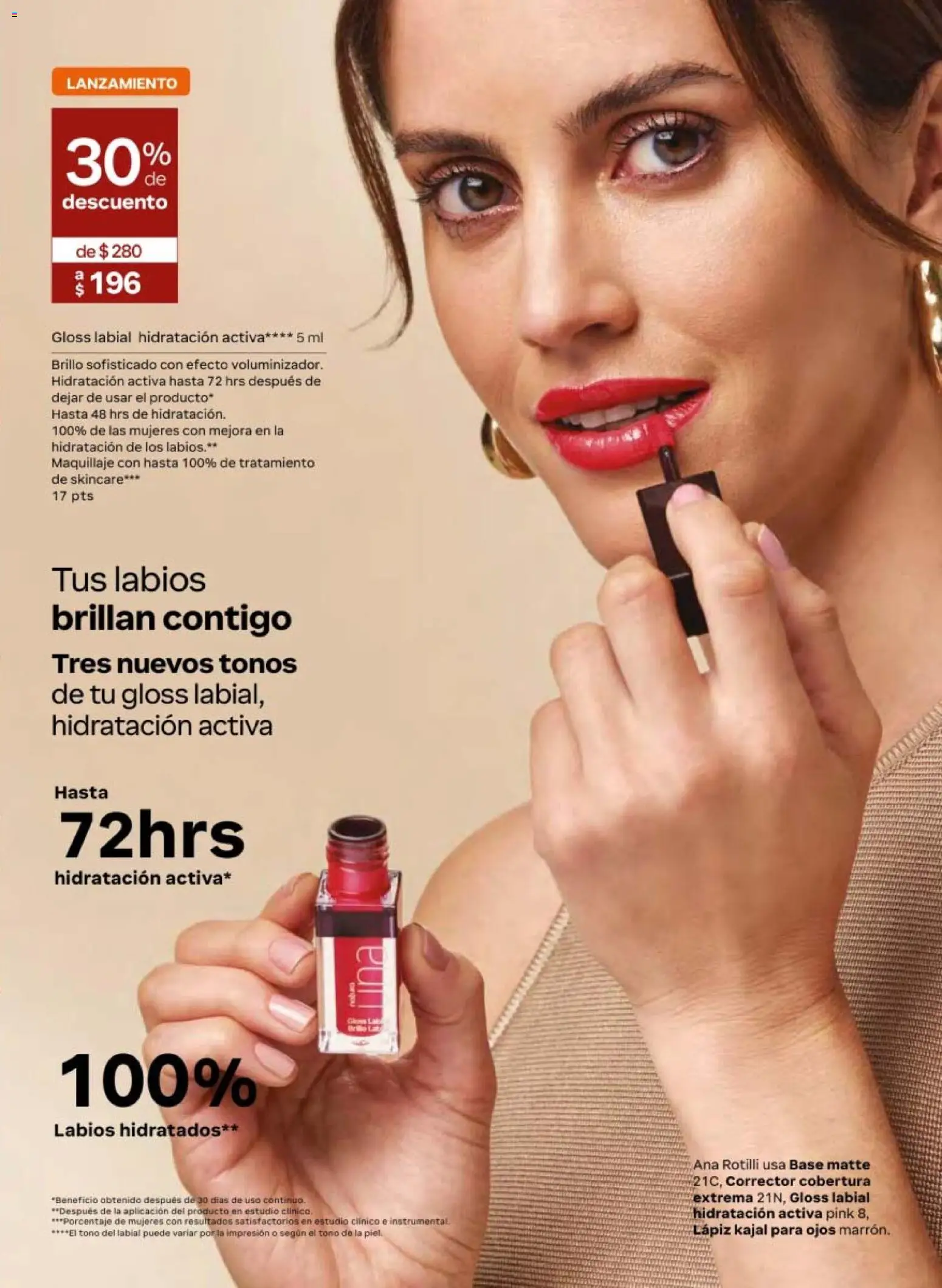 Nuevas ofertas de Natura válidas en toda la República Mexicana desde el 08.05.2026. ¡Encuentra las mejores ofertas en Natura campaña 8 2026! | Página: 61 | Productos: Brillo, Maquillaje, Corrector