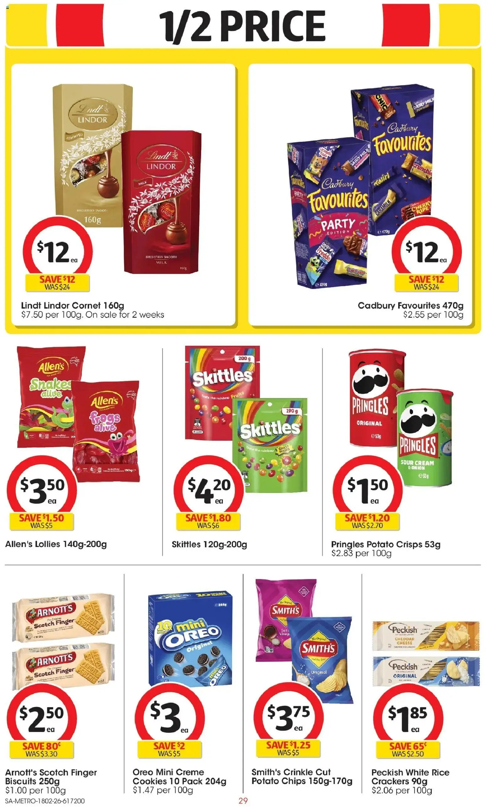 Coles catalogue - valid from 18.02.2026 | Page: 29 | Products: Milk, Dairy, Cheese, Biscuits