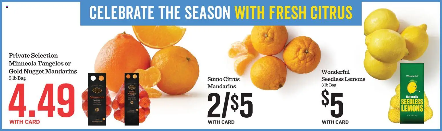 Mariano's Weekly Ad - valid from 01.04.2026 | Page: 11 | Products: Mandarins, Bag