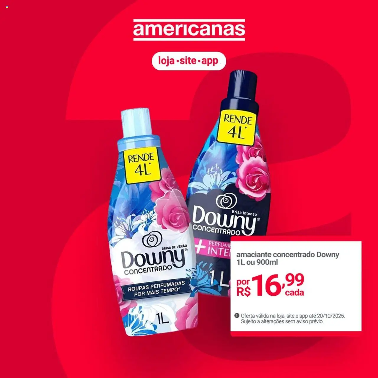 Lojas Americanas Folheto - válido de 20.10.2025 | Página: 2 | Produtos: Perfume, Roupas, Amaciante