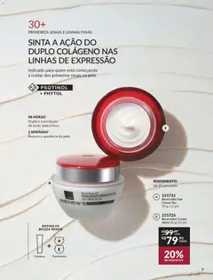 Avon - Campanha 02 - Pré-Visualização do folheto da loja Avon, válido de 06.01.2026 | Página: 9 | Produtos: Colágeno, Creme