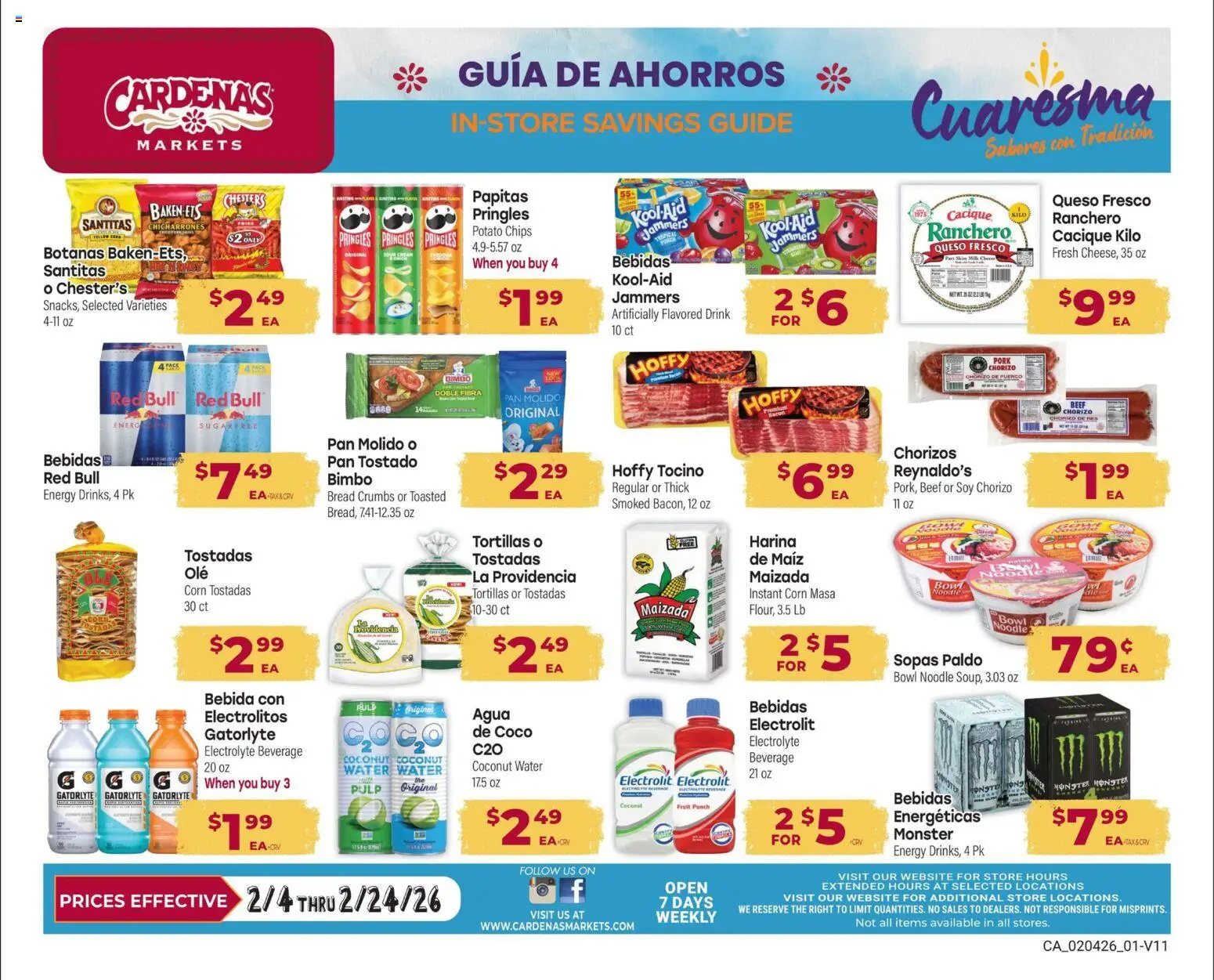Cardenas Monthly Ad - valid from 04.02.2026 | Page: 1