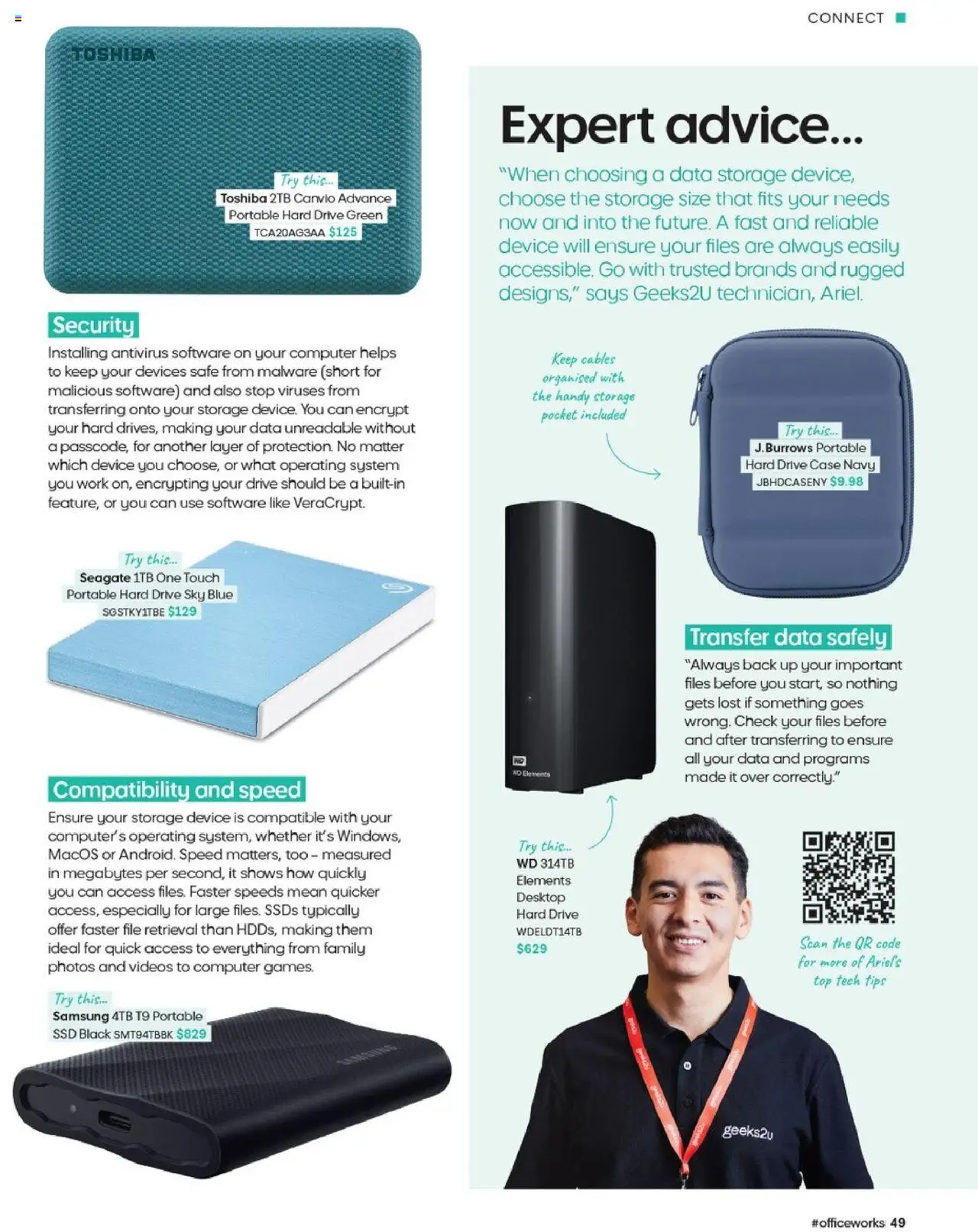 Officeworks catalogue - valid from 13.08.2025 | Page: 50 | Products: Desktop, Computer, Case, Portable