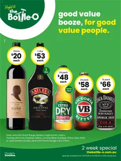 Preview of The Bottle-O Catalogue  - valid from 21.07.2025