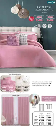 Vista previa de Colchas Concord Buen Fin, nuevo folleto de la tienda, válido en México a partir del 01.11.2025 | Página: 302 | Productos: Cobertor, Juego, Almohada, Sabanas