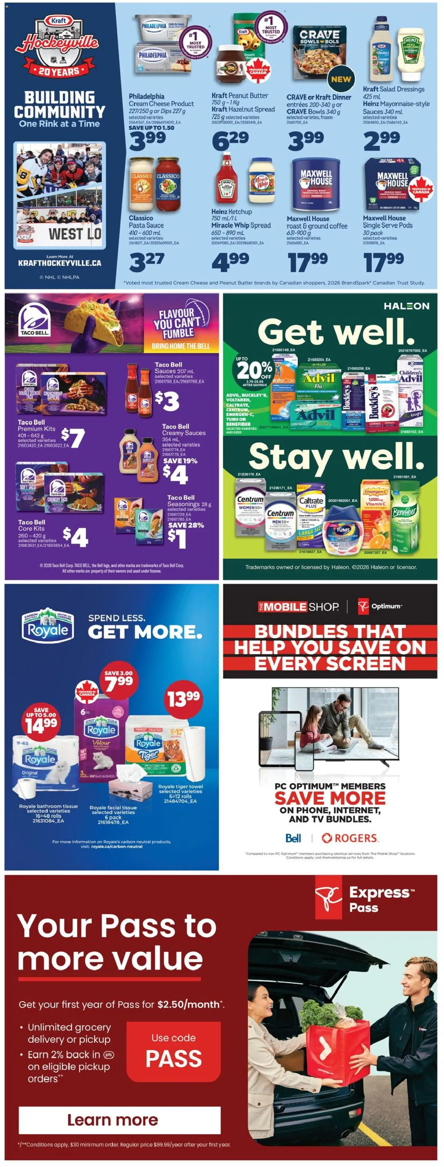 Real Canadian Superstore flyer valid from 22.01.2026 | Page: 32 | Products: Cream, PC, Tv, Coffee