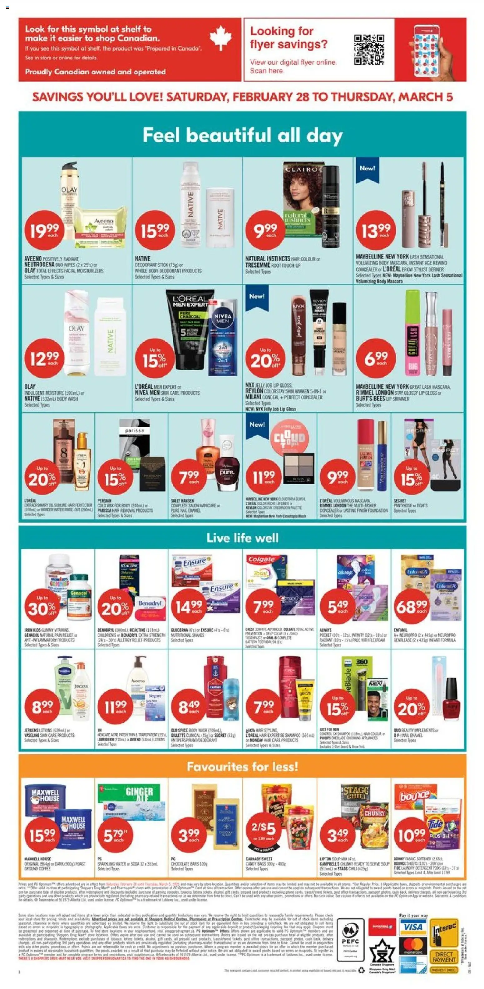Shoppers flyer valid from 27.02.2026 | Page: 16 | Products: Iron, Shampoo, Detergent, Chocolate