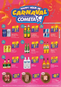 Cometa Supermercados - Ofertas Happy Hour de Carnaval - Pré-Visualização do folheto da loja Cometa Supermercados, válido de 30.01.2026
