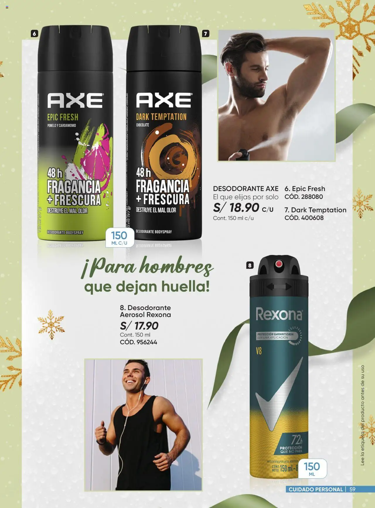 Catálogo Azzorti válido desde 15.10.2025 | Página: 59 | Productos: Desodorante, Antitranspirante, Chocolate, Fragancia