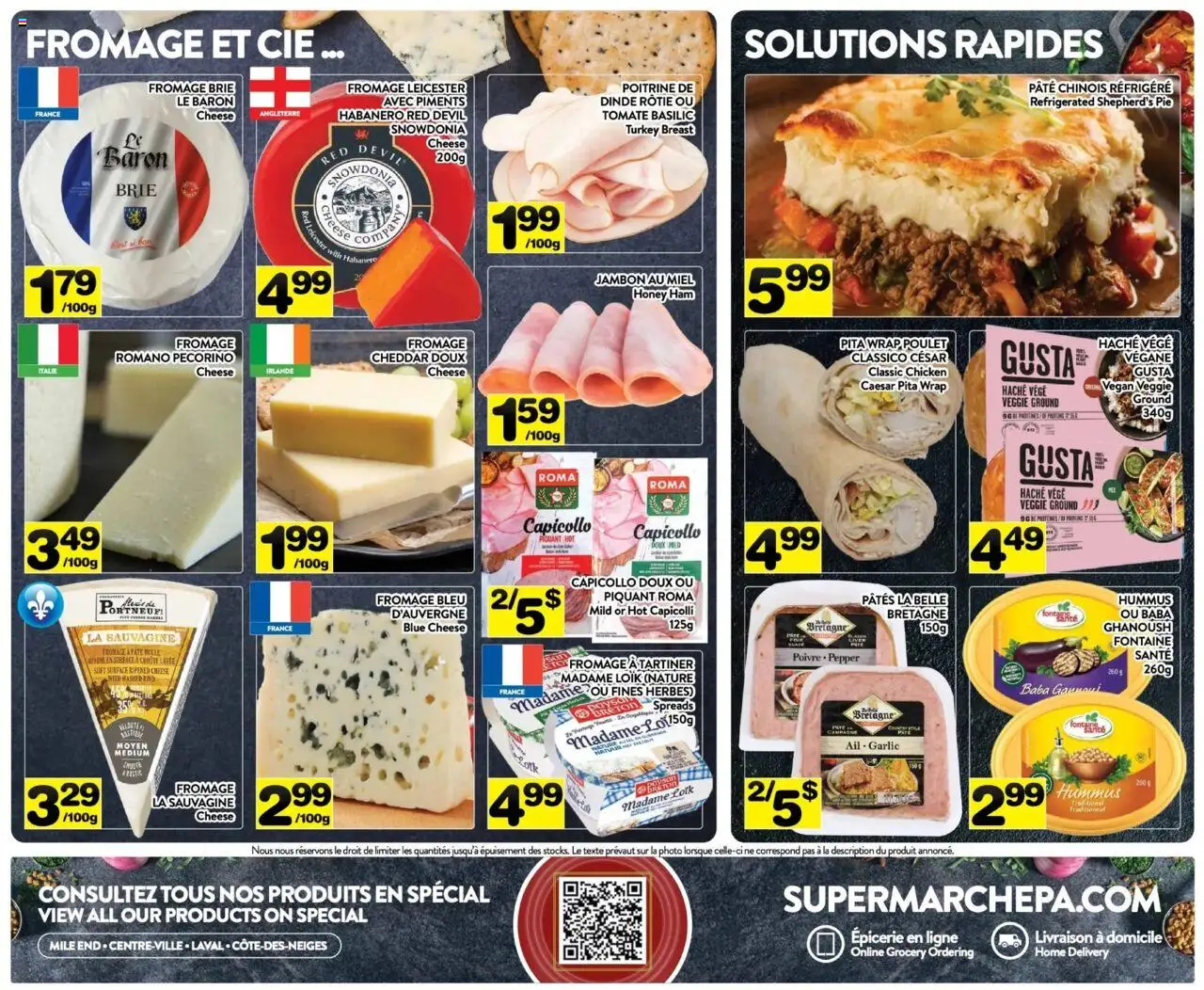 Pa Supermarché flyer valid from 11.08.2025 | Page: 6 | Products: Turkey, Cheese, Ham, Chicken