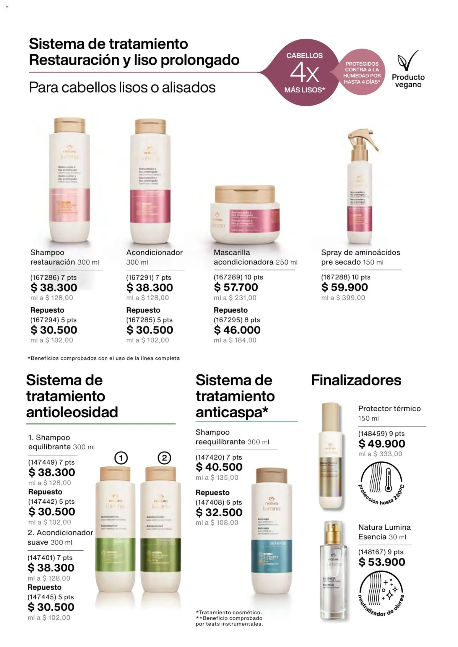 Natura revista - valida desde el 02.01.2026 | Página: 134 | Productos: Shampoo, Mascarilla, Acondicionador