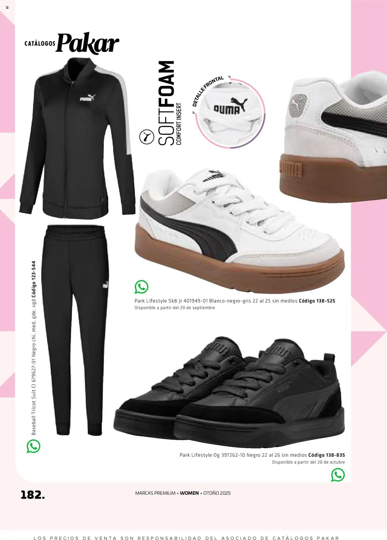 Nuevas ofertas de SC Pakar válidas en toda la República Mexicana desde el 29.08.2025. ¡Encuentra las mejores ofertas en SC Pakar - Catálogo Otoño Women! | Página: 182