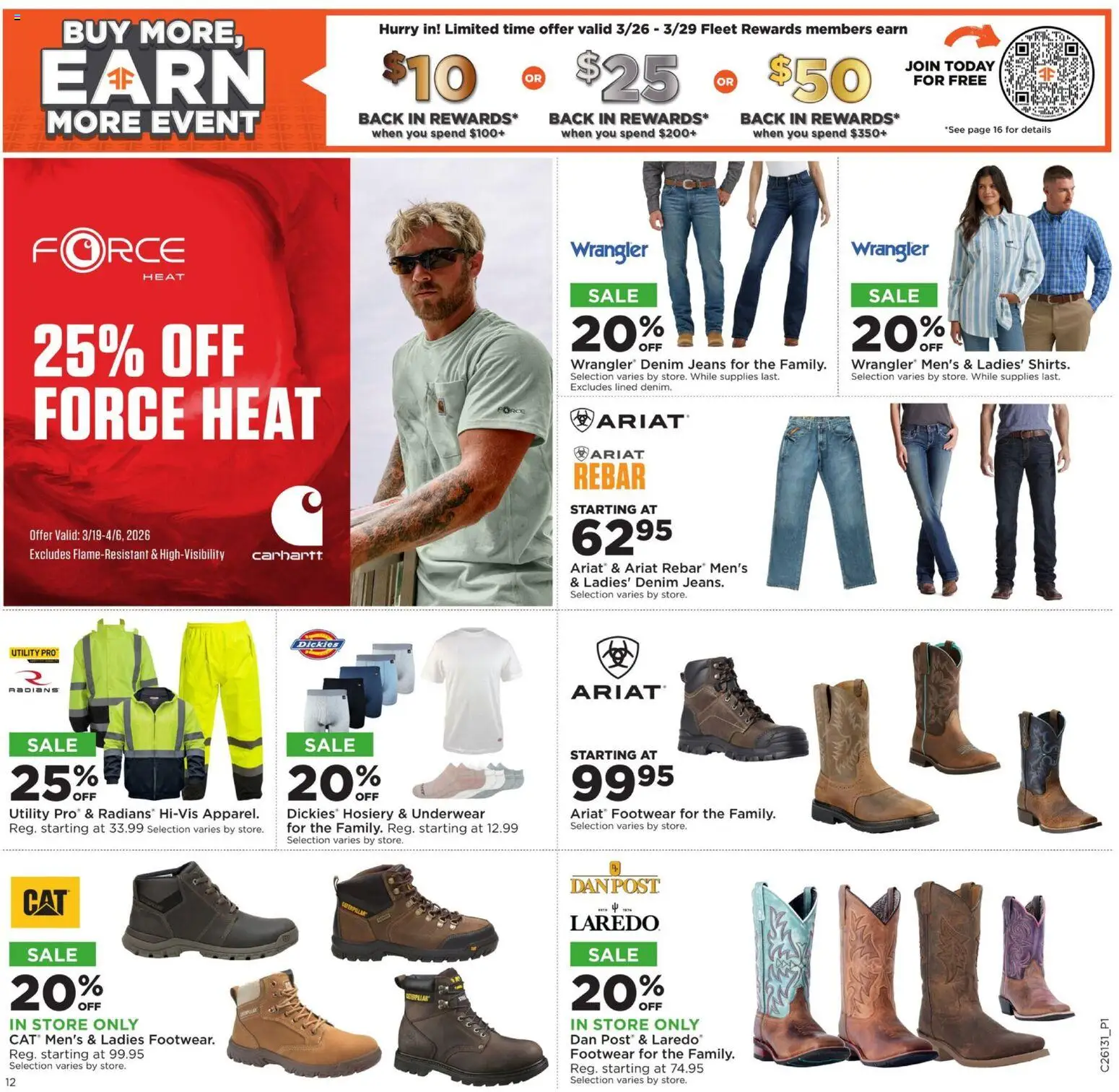 Mills Fleet Farm Weekly Ad - valid from 23.03.2026 | Page: 16 | Products: Underwear, Jeans