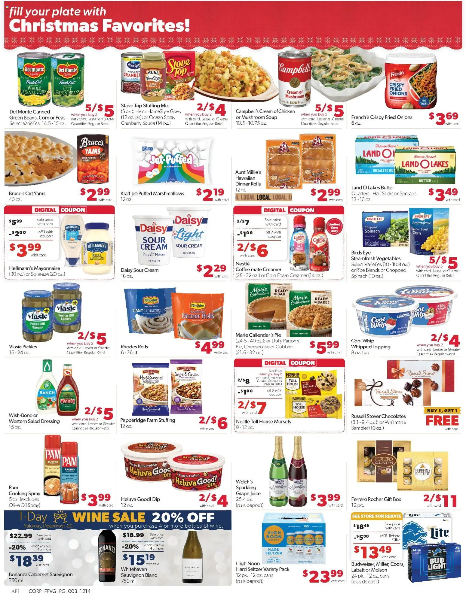 Family Fare Weekly Ad - MI - valid from 14.12.2025 | Page: 4 | Products: Box, Coffee, Mayonnaise, Stove
