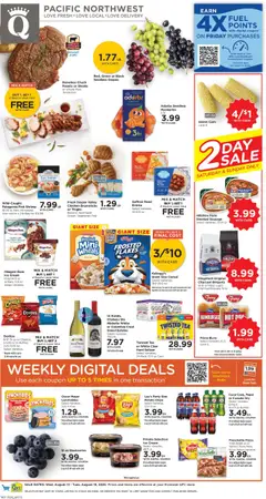 Preview of QFC weekly ads valid from 13.08.2025