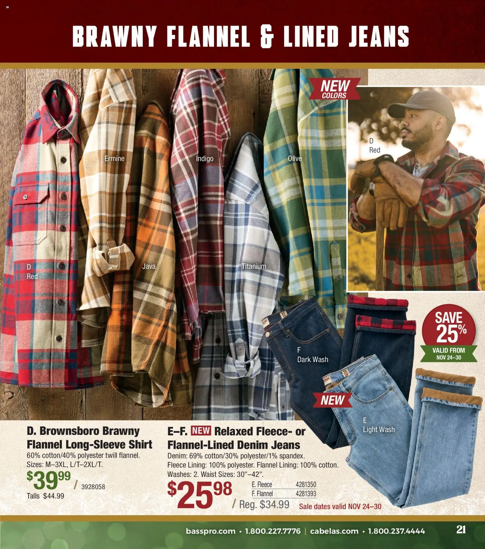 Cabela's Christmas Gift Guide 25 - valid from 01.11.2025 | Page: 21 | Products: Shirt, Jeans