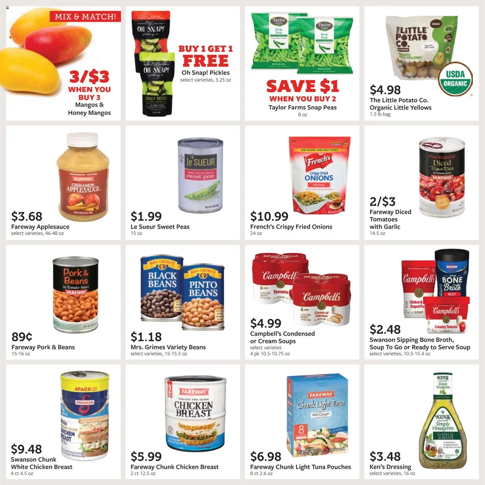 Fareway Monthly Ad - valid from 30.03.2026 | Page: 12 | Products: Beef, Cream, Garlic, Bag