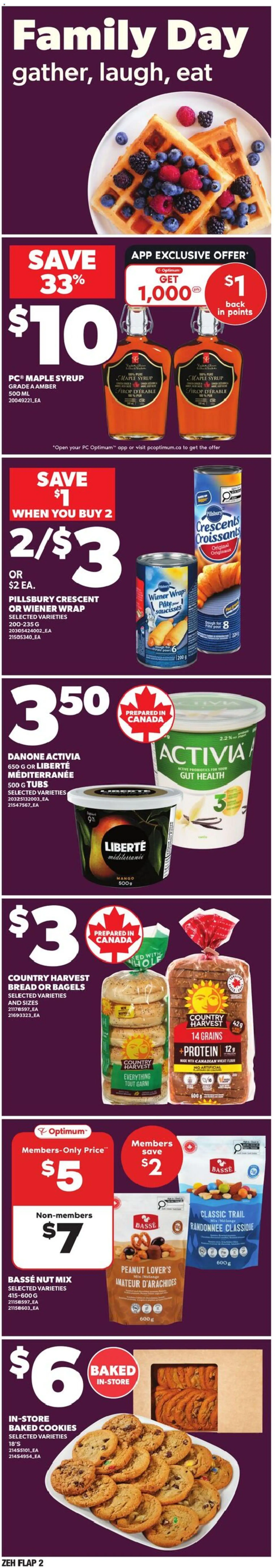 Zehrs flyer valid from 12.02.2026 | Page: 2 | Products: Cookies, PC, Bread