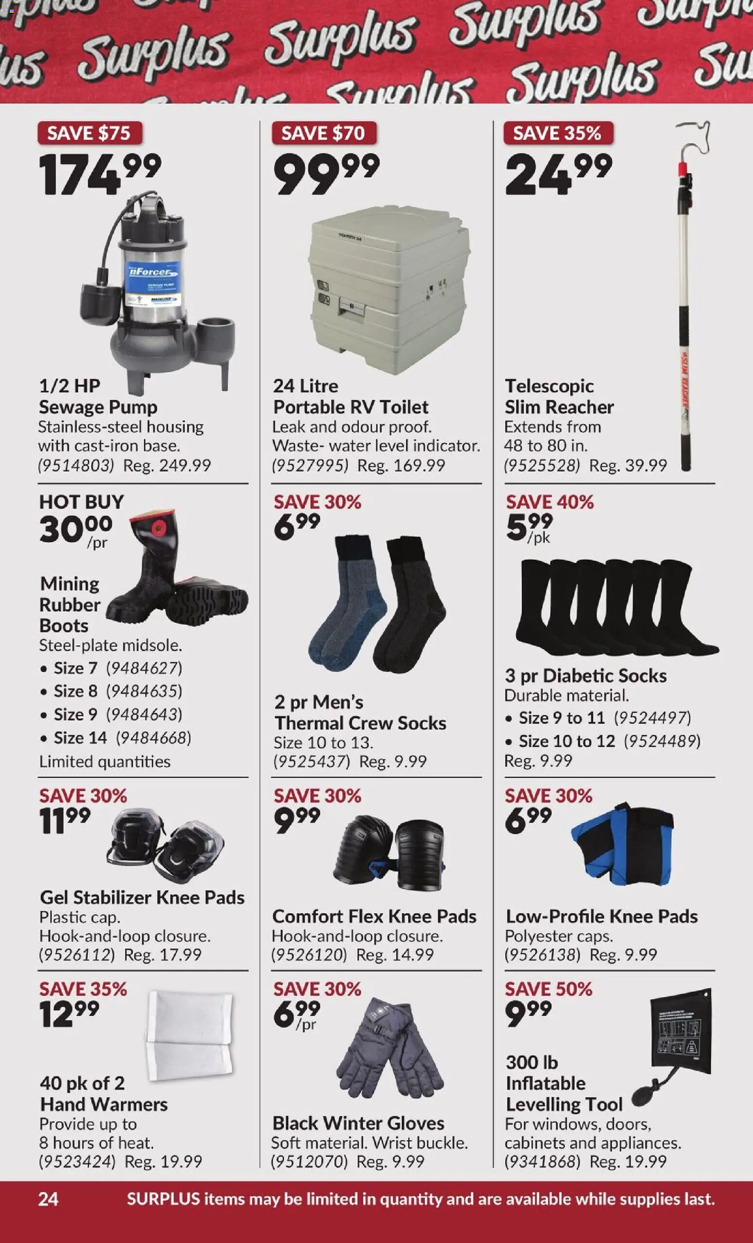 Princess Auto flyer valid from 30.12.2025 | Page: 29 | Products: Boots, Gloves, Socks