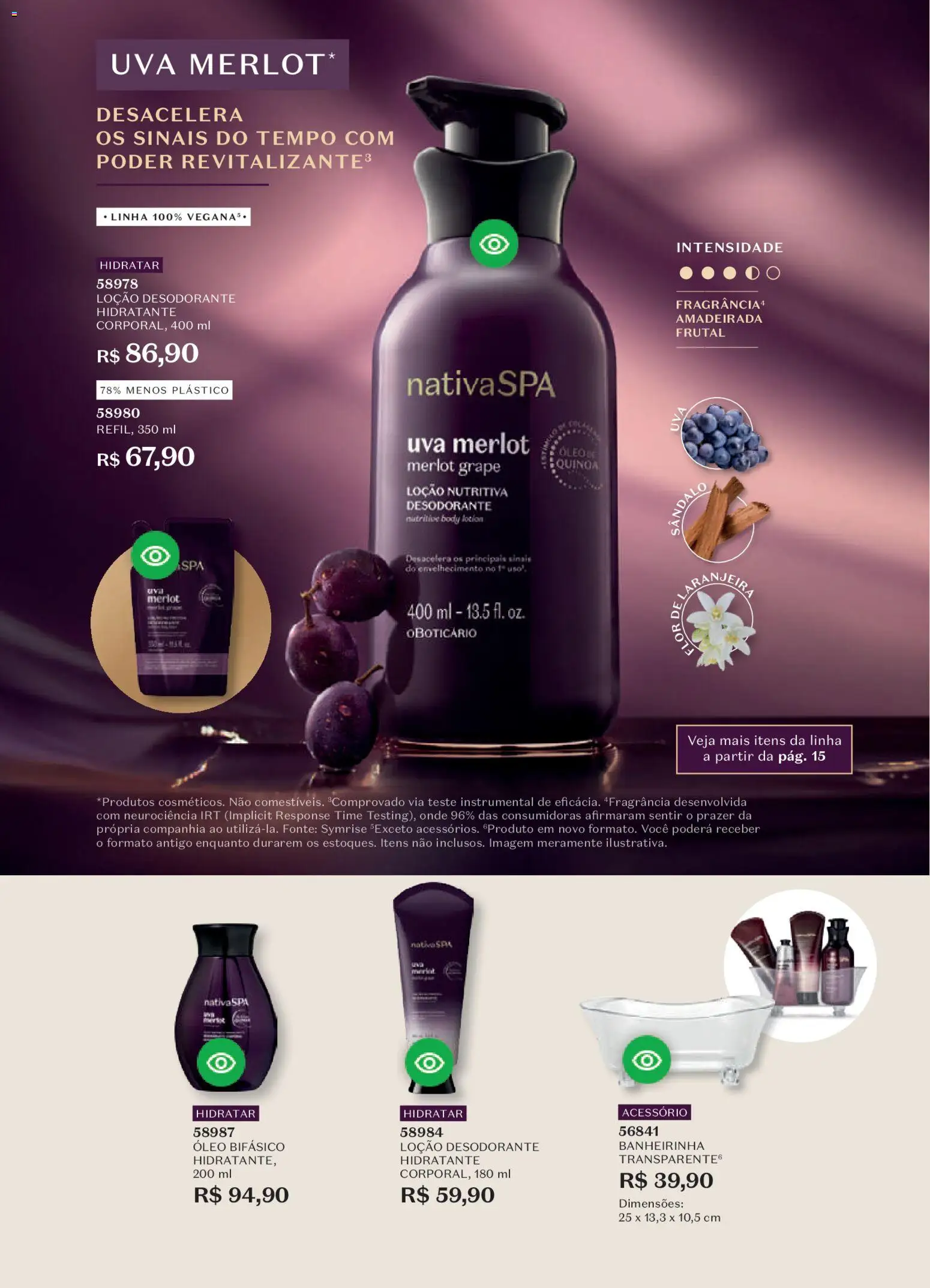 O Boticário Folheto - válido de 23.03.2026 | Página: 27 | Produtos: Quinoa, Desodorante, Óleo, Body