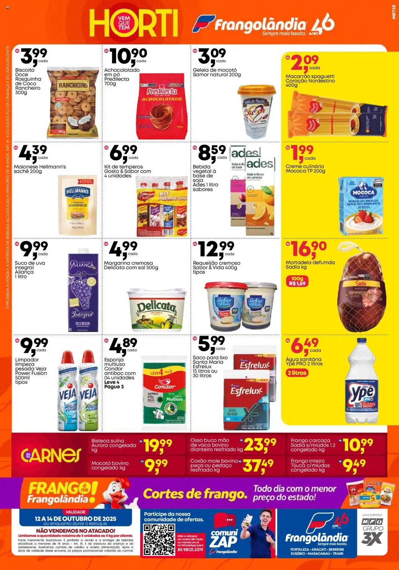 Frangolândia Folheto - válido de 12.10.2025 | Página: 2 | Produtos: Esponja, Leite, Bebida, Margarina