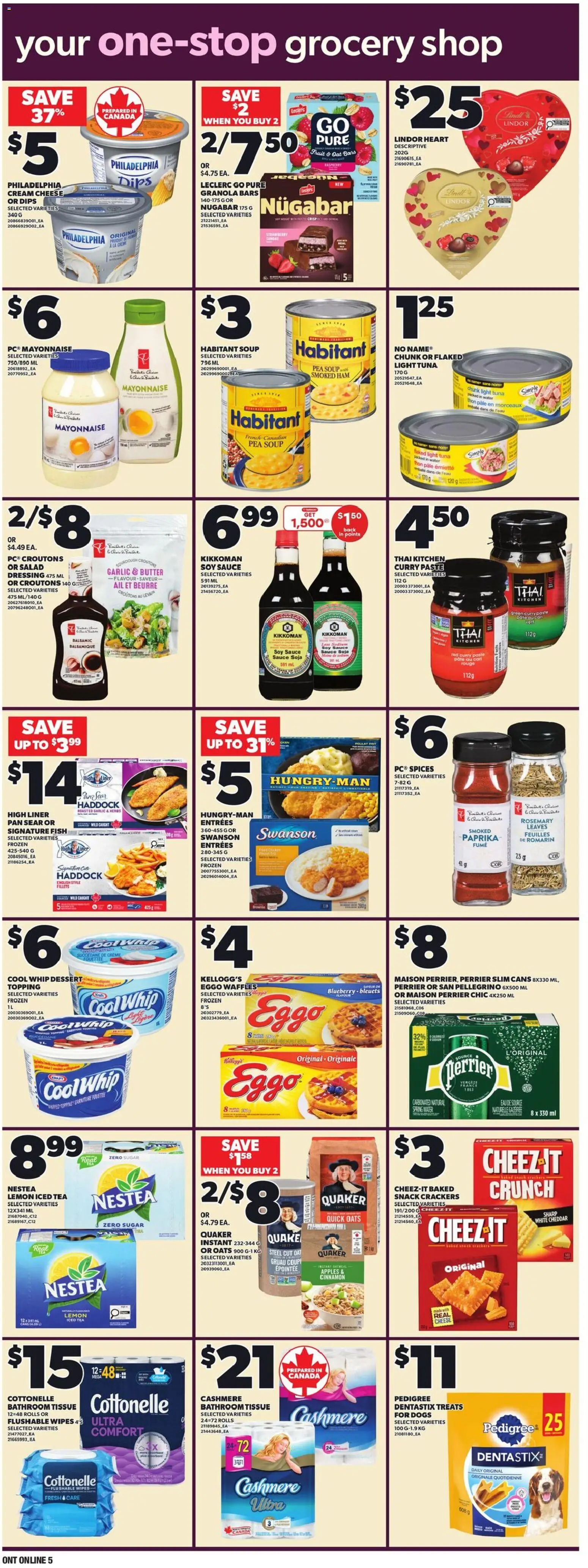 Zehrs flyer valid from 12.02.2026 | Page: 12 | Products: Tea, Cream, Cheese, Chicken