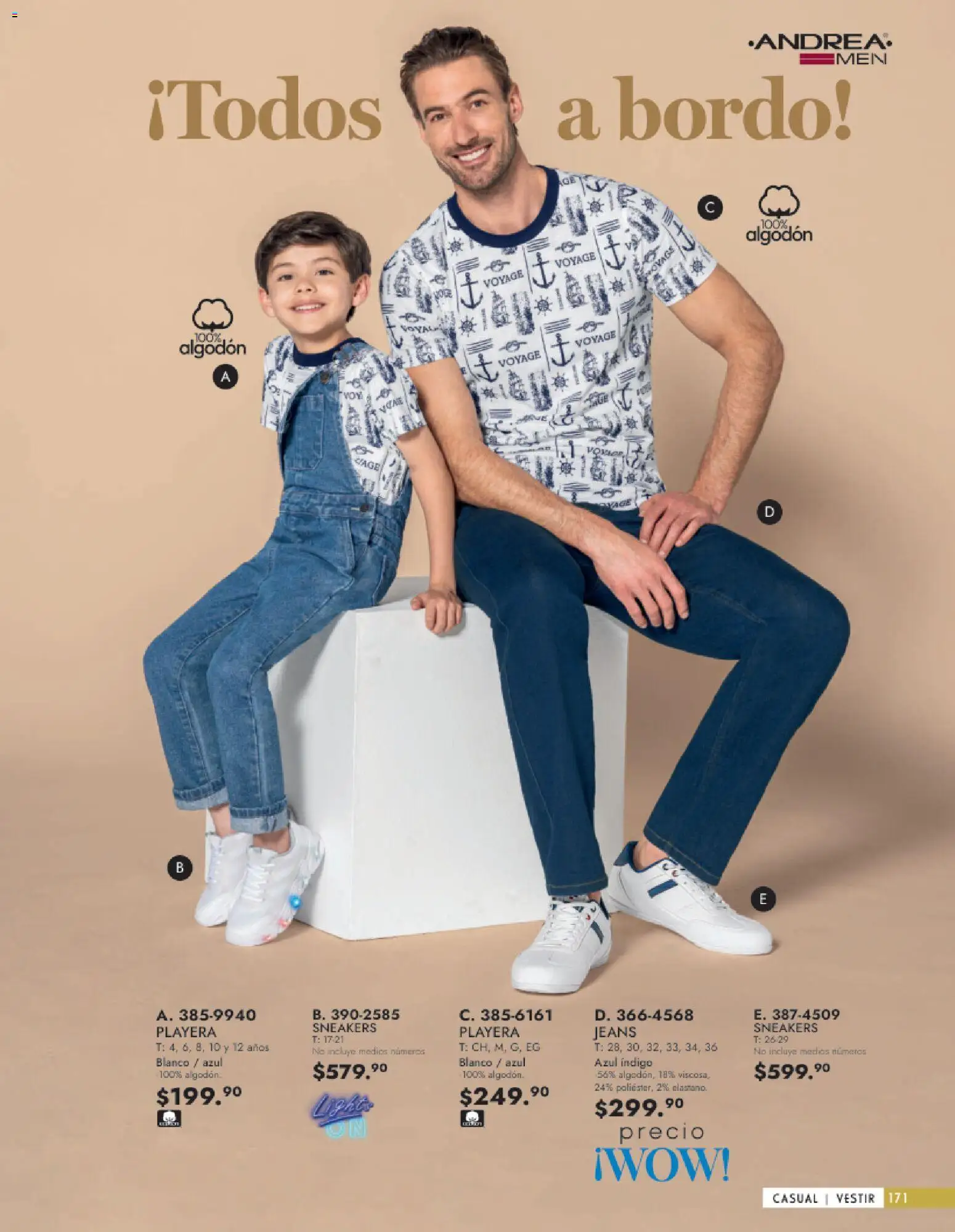 Nuevas ofertas de Andrea válidas en toda la República Mexicana desde el 25.01.2026. ¡Encuentra las mejores ofertas en Andrea catálogo Vestir Caballero ! | Página: 13