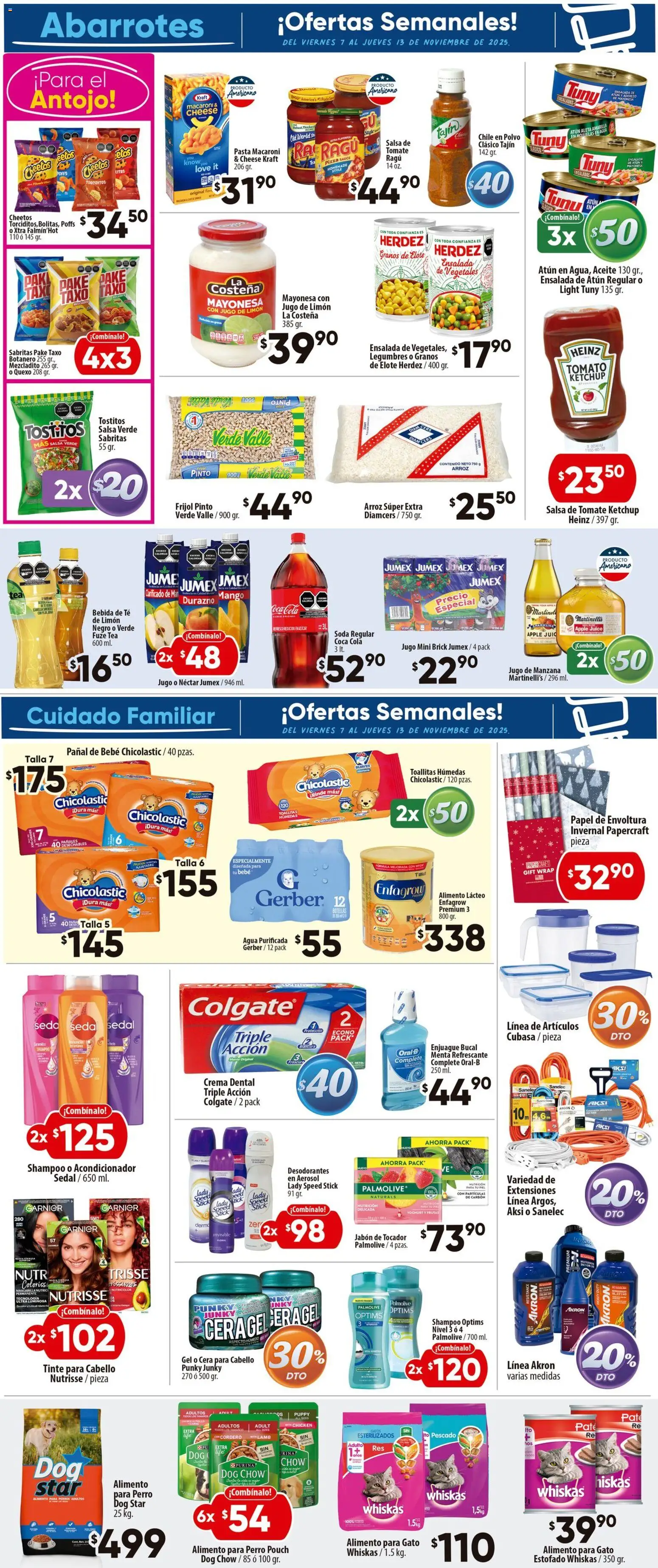 Nuevas ofertas de Calimax válidas en toda la República Mexicana desde el 07.11.2025. ¡Encuentra las mejores ofertas en Calimax folleto! | Página: 3 | Productos: Pollo, Manzana, Té, Acondicionador