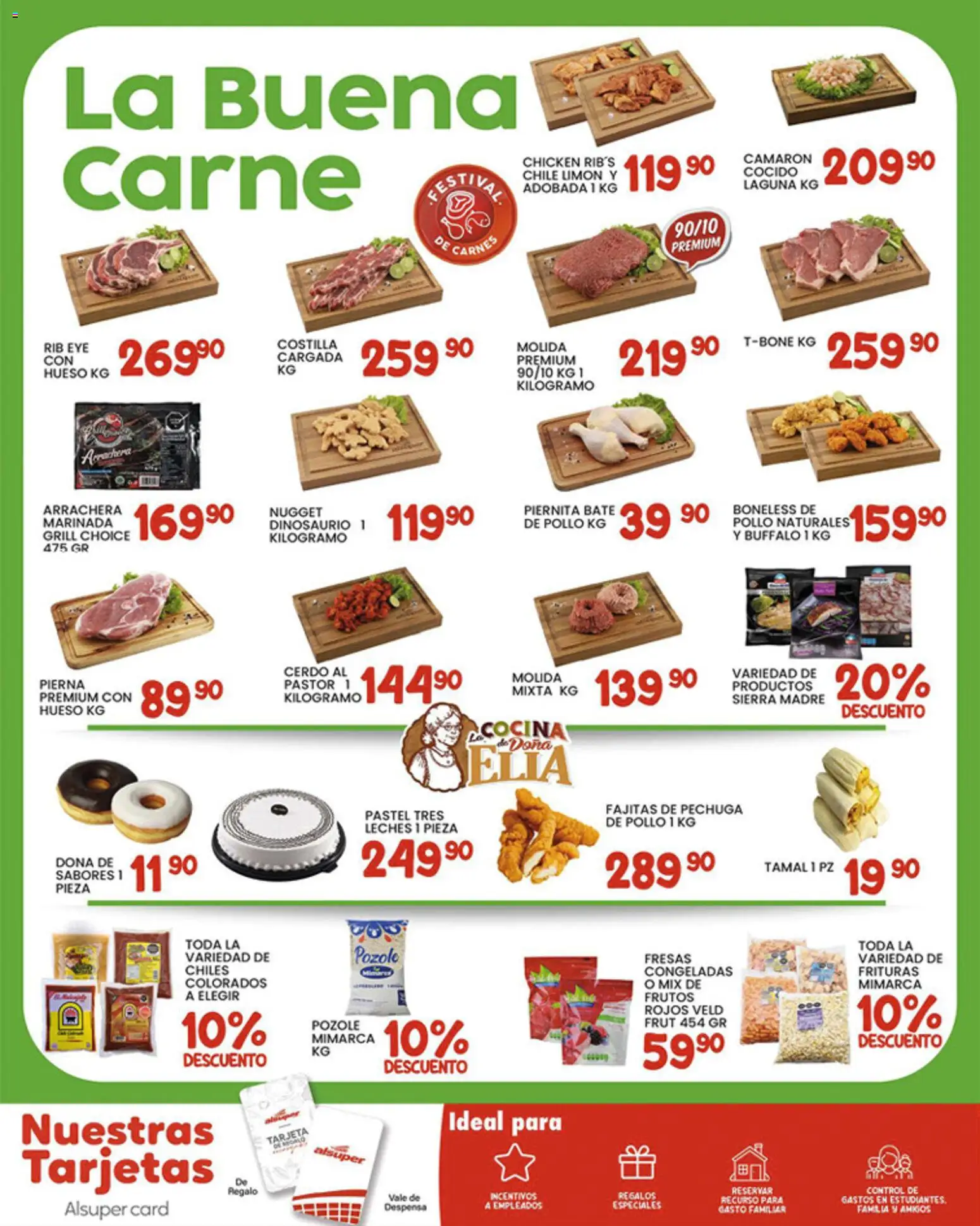 Nuevas ofertas de Alsuper válidas en toda la República Mexicana desde el 16.01.2026. ¡Encuentra las mejores ofertas en Alsuper folleto Saltillo! | Página: 6 | Productos: Pollo, Limón, Cerdo, Fresas