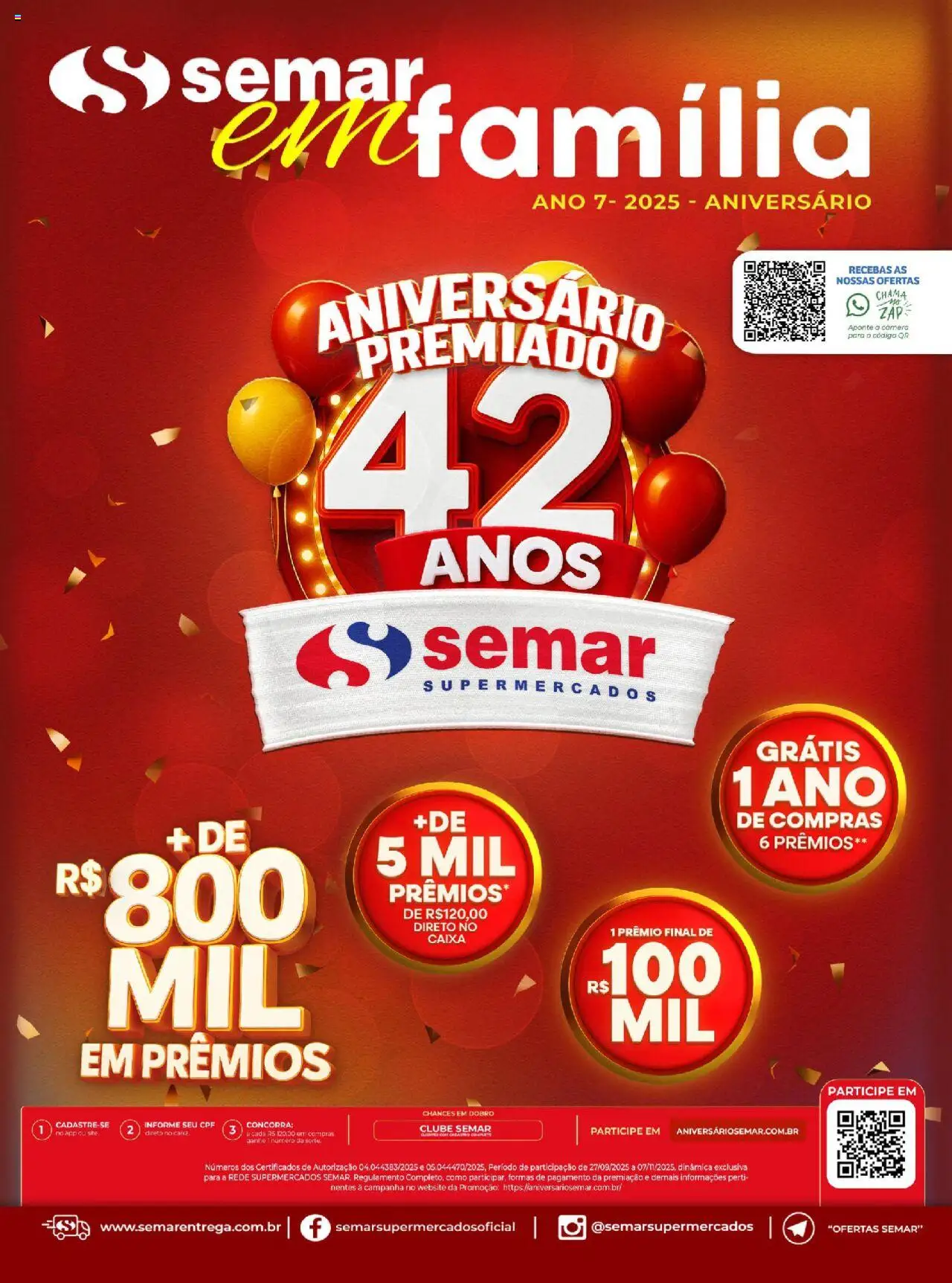 Semar Supermercado Folheto - válido de 27.09.2025 | Página: 1 | Produtos: Caixa, Câmera