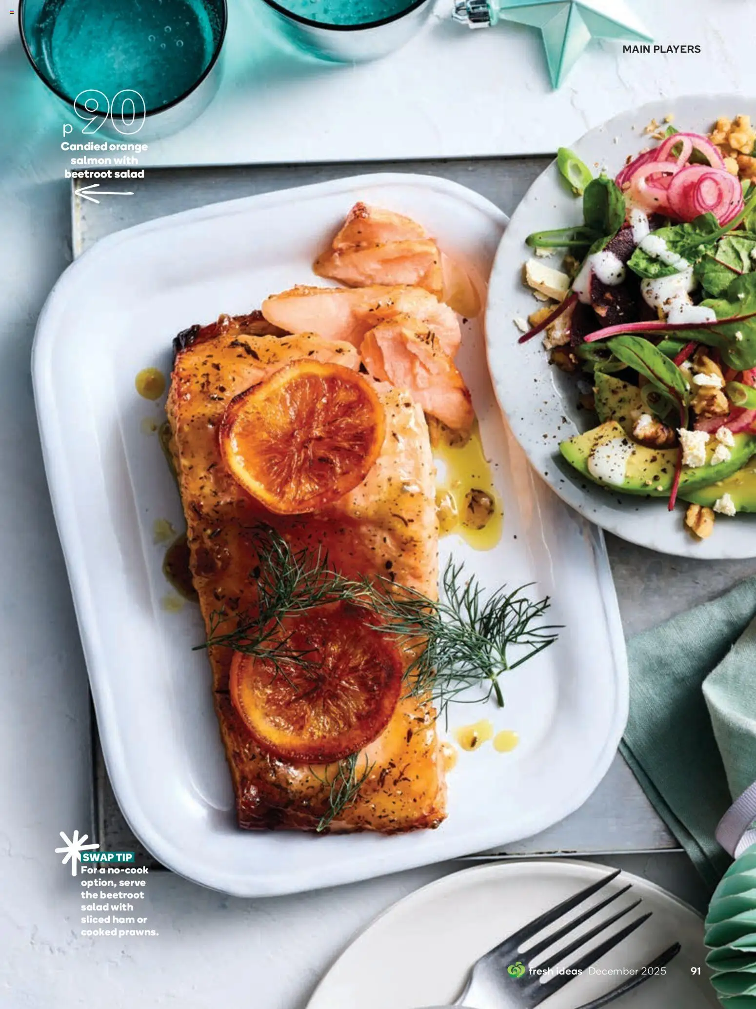 Woolworths catalogue - valid from 01.12.2025 | Page: 91 | Products: Ham, Salad, Salmon, Beetroot