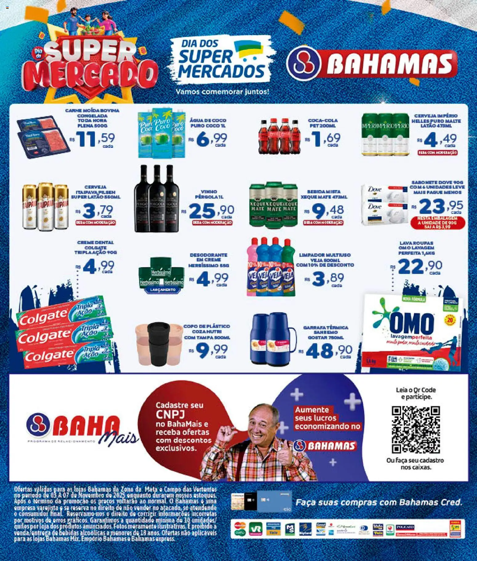 Bahamas Supermercados Folheto - válido de 03.11.2025 | Página: 2 | Produtos: Limpador multiuso, Vinho, Dove, Creme dental