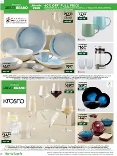 Preview of Harris Scarfe catalogue - valid from 16.03.2026 | Page: 20 | Products: Dinner set, Glassware, Wine, Iron