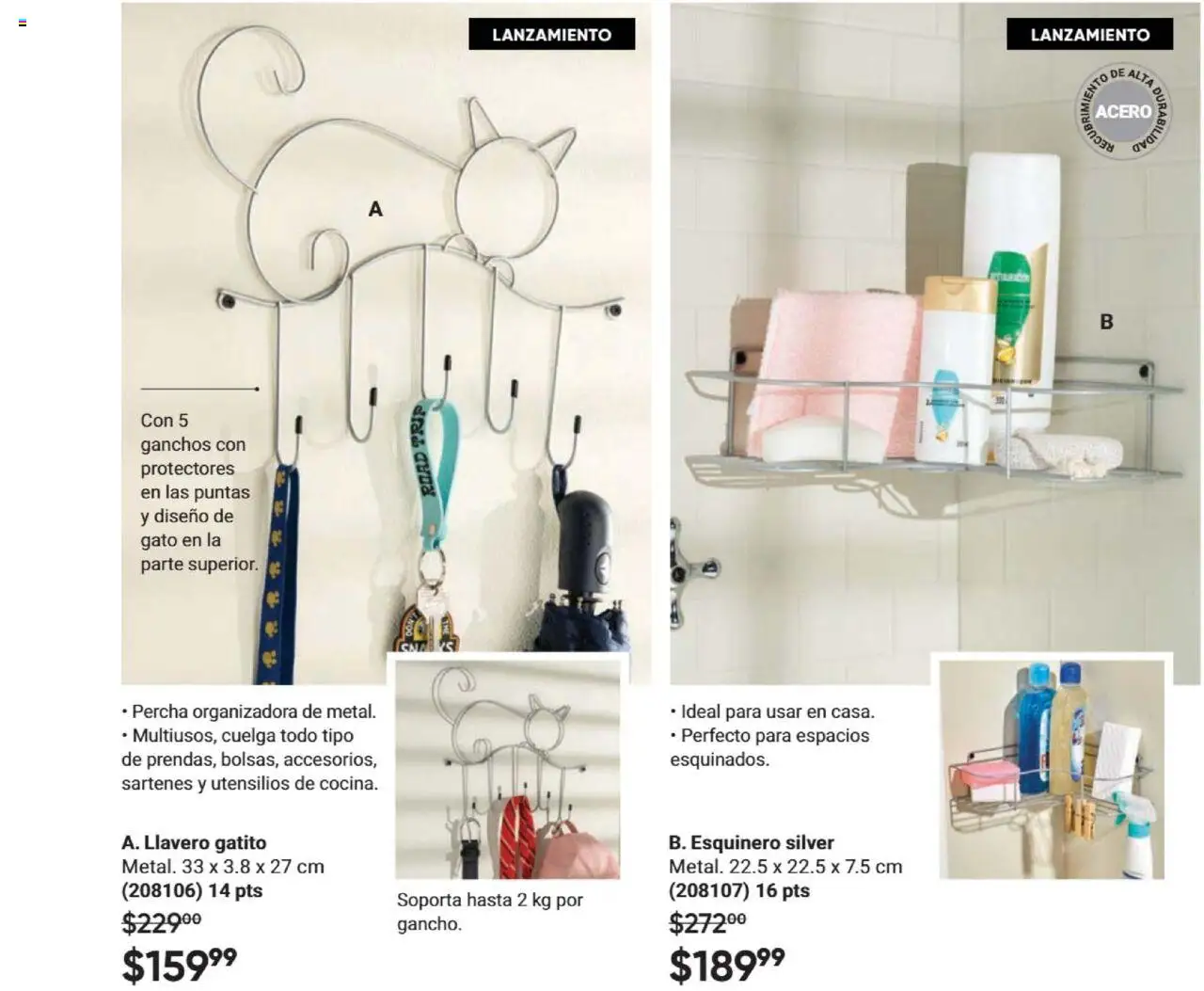 Nuevas ofertas de AVON válidas en toda la República Mexicana desde el 09.10.2025. ¡Encuentra las mejores ofertas en AVON - Casa & Estilo 16 2025! | Página: 87 | Productos: Llavero, Percha